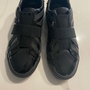 Black patent Burberry slip on gym shoes size 6.5 these won’t last!